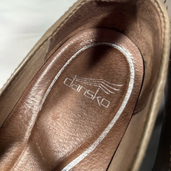 Dansko Mathilda D Mary Jane Flats Womens Dark Taupe Strap Shoes Sz 41 (10.5-11) - Picture 5 of 13